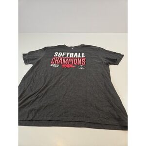 Arkansas Razorbacks Shirt Mens 2XL Gray NCAA Softball 2022 SEC Champions Tee